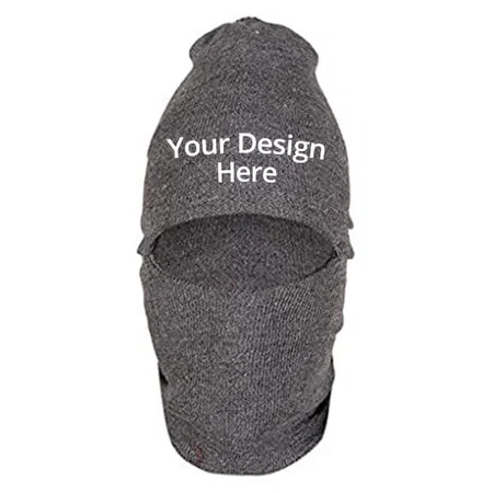 Grey Customized Monkey Cap Free Size