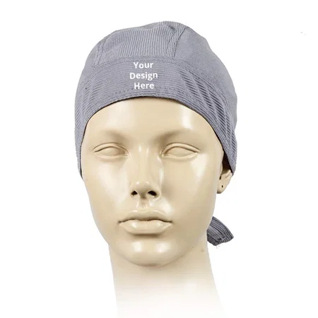 Light Blue Customized Unisex Cooling Liner Under Helmet Bandana Cap