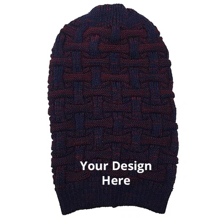 Purple Customized Beanie Cap