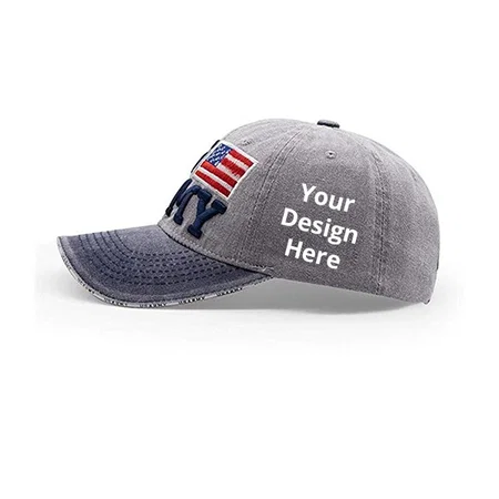 Grey US Army Designed Customized Unisex Cap
