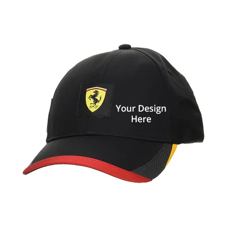 Black Customized Unisex Sportswear Statement Puma Baseball Cap