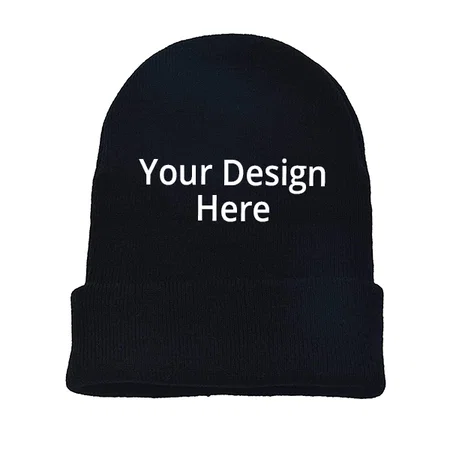 Black Customized Skull Cap for Women