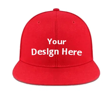 Red Customized Unisex Baseball Cap