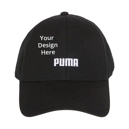 Black Customized Puma Women's Cap
