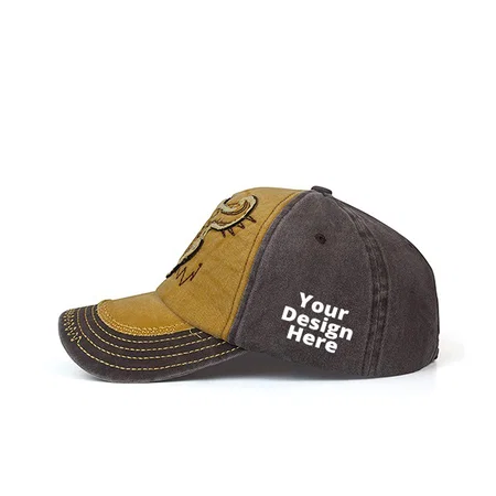 Yellow Denim Customized Unisex Cap