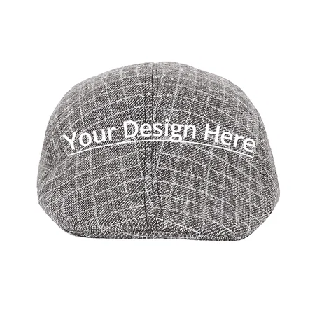 Grey Customized Casual Golf Cap