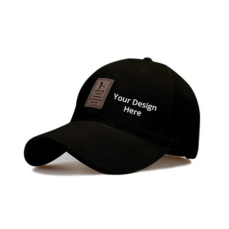Black Customized Cap for Women