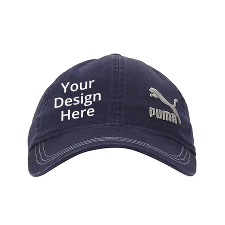 Navy Blue Customized Puma Unisex Cap