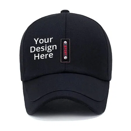 Black Customized Baseball Cap