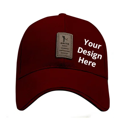 Maroon Customized Baseball Cap