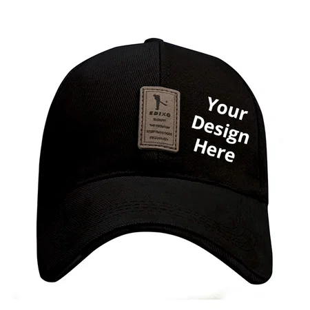Black Customized Baseball Cap