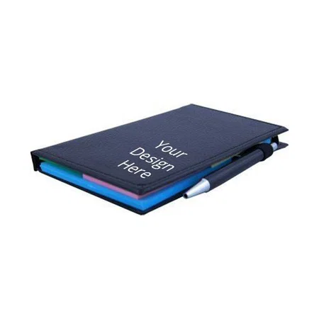 Blue Customized Note Book with Clip Holder in Diary Style