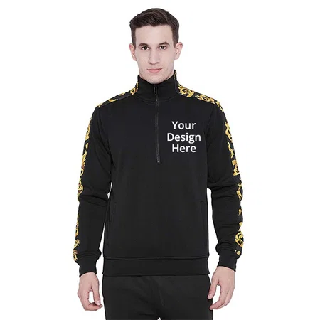 Black Customized Men's Jacket