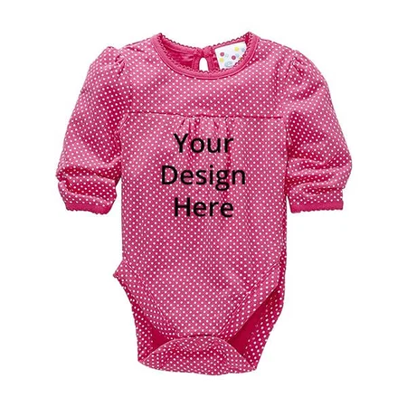 Pink Customized Unisex's Regular Fit Kids Wear (18-24 Months)