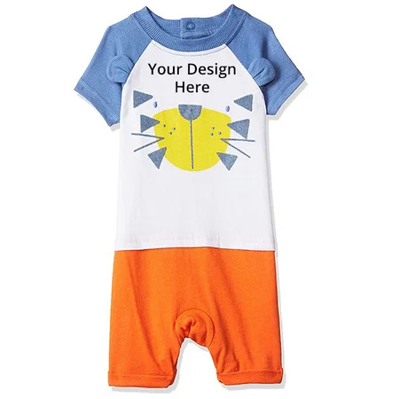 Multi Colour Customized Baby Boys' Romper Suit (12-18 Months)