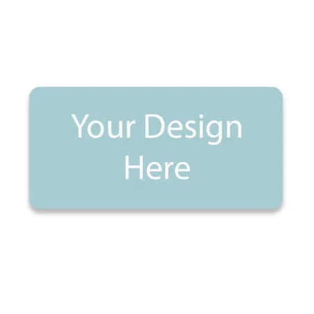 Pink and Sky Blue Customized Office Desk Pad, Ultra Thin Waterproof PU Leather Mouse Pad, Dual Use Desk Writing Mat for Office/Home (60 x 30 cm)
