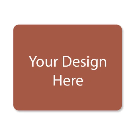Tan and Light Grey Customized Vegan PU Leather Mouse Pad for Laptop Notebook Gaming Computer Non-Slip Anti Skid Dual Color Reversable Mouse Pad for Work from Home Splash Proof (Size - 10 x 8 Inch)