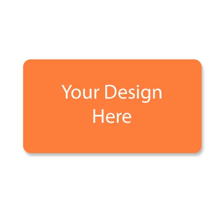 Orange Customized Leather Desk Pad Protector, Mouse Pad, Office Pad, Computer Office Desk Mat, Non-Slip, Reversible, Dual-side Vegan Leather Desk Blotter (Size - 35.4" x 17.7")
