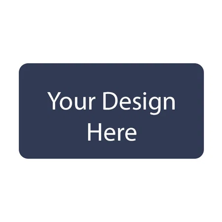 Navy Blue and Yellow Customized Dual Sided Waterproof Leather Desk Table Protector Mouse Pad Writing Mat for Office/Home/Work/Cubicle (Size - 35 x 70 cm)