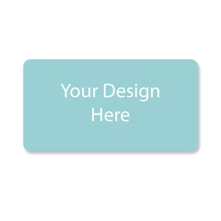 White and Sky Blue Customized Flip Desk Pad Dual Side Vegan PU Leather | Desk Mat for Gaming, Home and Office Use