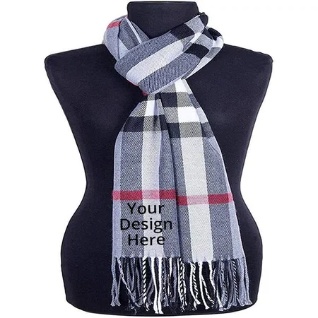 Multicolor Check Pattern Customized Scarf