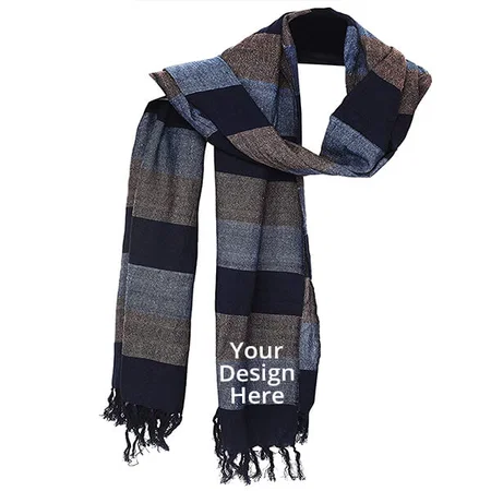 Multicolour Customized Unisex Sober Look Scarf (80 X 180 cm)