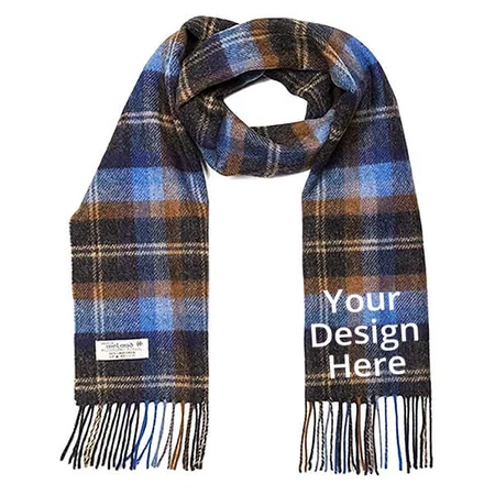 Multicolour Customized Checkered Scarf Pack of 2