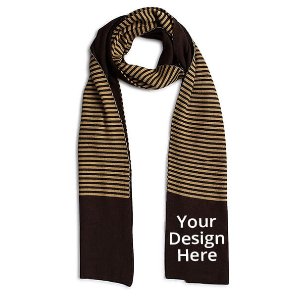 Buy Stripes Customized Unisex Woollen Muffler Online | yourPrint