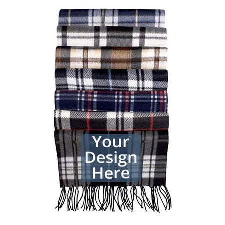 Multicolour Customized Warm Woollen Mufflers Pack of 3