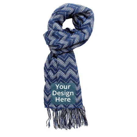 Green, Blue &amp; Red Customized Unisex Muffler (Pack Of 3)