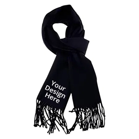 Black Customized Unisex Muffler