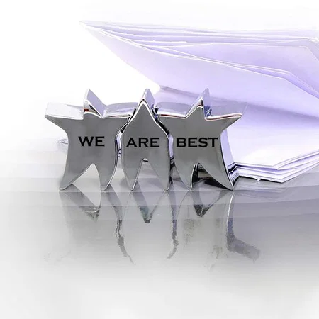 Silver Customized Star Shape Metal Paper Weight for Office Table, Desk Accessories, Home Decoration, Showpieces
