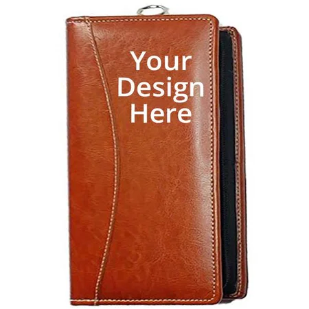 Caramel Brown Customized Unisex Passport Cover