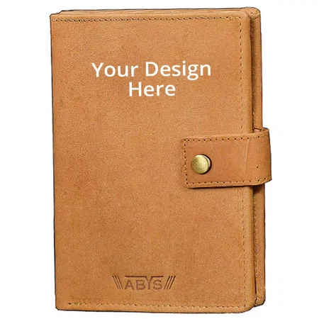 Brown Customized Leather Wallet for Men & Women