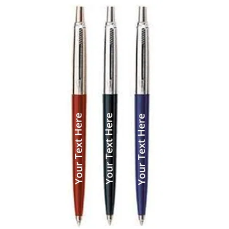 Blue Black Red Customized Parker Jotter Variety Ballpoint Pen Set