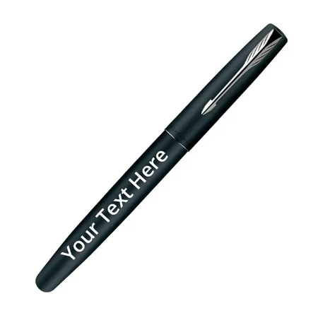 Matte Black Customized Parker Frontier CT Fountain Pen