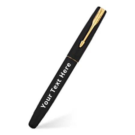 Customized Matte Black Parker Frontier Fountain Pen