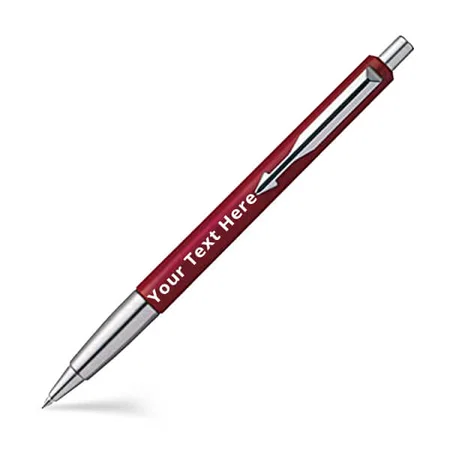 Red Customized Parker Vector Ball Pen