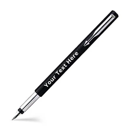 Black Customized Calligraphy Parker Vector Pen