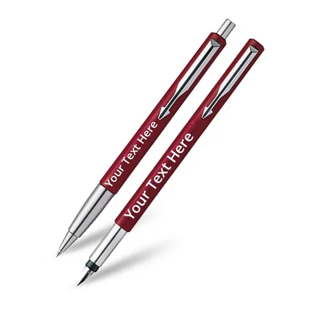 Red Customized Parker Vector Standard CT Pen