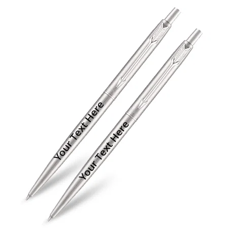 Stainless Steel Customized Parker Classic CT Ball Pen (Pack of 2)