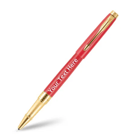 Matte Red Customized Parker Aster Rollerball Pen