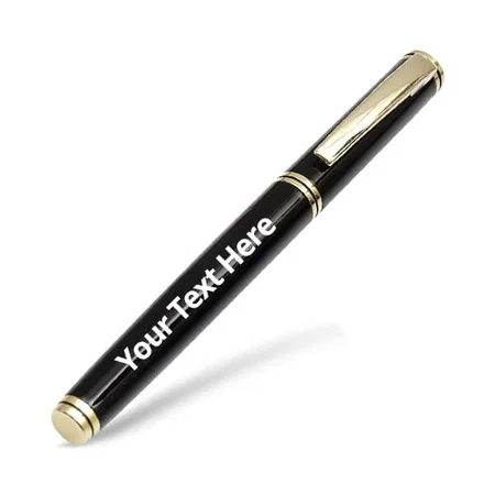 Black Customized Auteur Roller Ball Pen