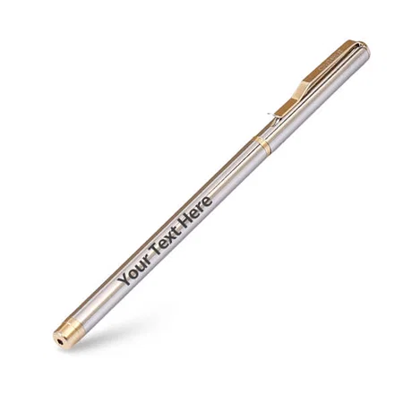 Silver Customized Metal Body Auteur Roller Ball Pen