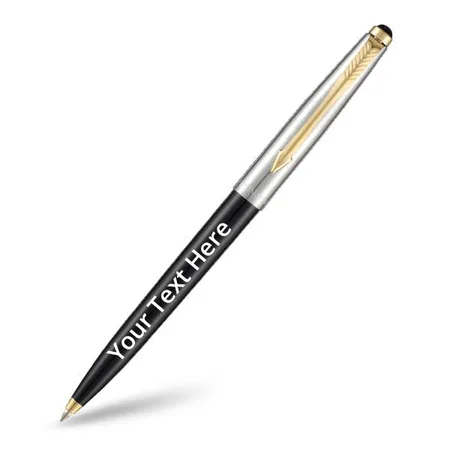Black Silver Customized Parker Galaxy Standard Ball Pen with Swiss Knife