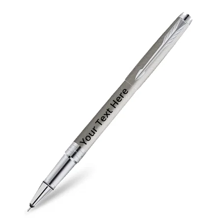 Silver Customized Parker Aster Brushed Metal CT (Roller Ball Pen)