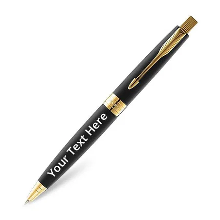 Matte Black Customized Parker Aster GT Ball Point Pen with A6 Notebook &amp; Key Chain