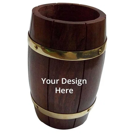Brown Customized Pen Stands for Office Use, Study Table