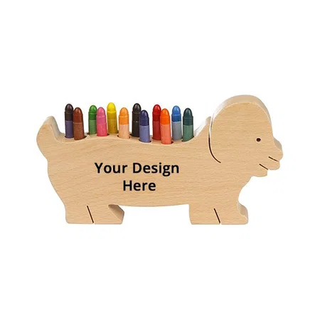 Brown Customized Cute Dog Creative Pen &amp; Pencil Stand Or Desk Organizer for Student &amp; Kids, Stationery, Crayon, Pen &amp; Pencil Holder Home &amp; Office