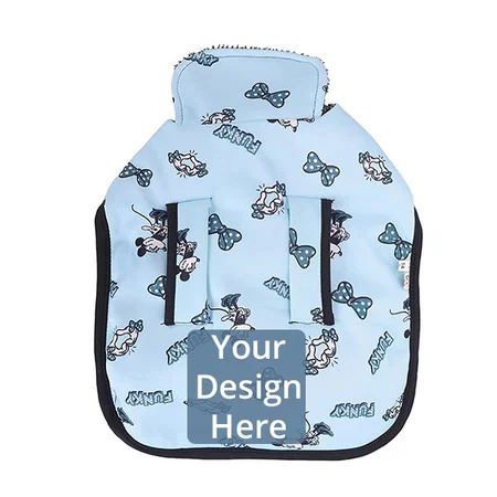 Sky Blue Customized Pet Dog Dress, Windproof Fur Jacket For Small, Medium Dogs